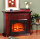 Comfort Glow compact electric fireplace system the smallest zero clearance fireplace system available.